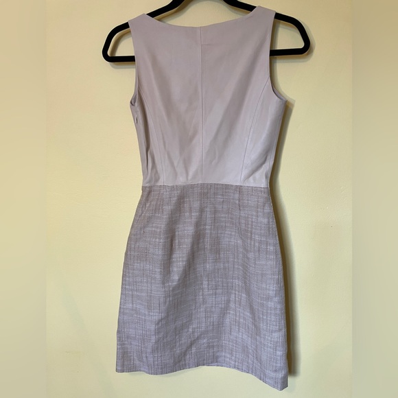 Leather and linen dress by Danier size 0 - Picture 2 of 5